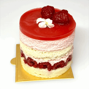 Raspberry Mousse Cake